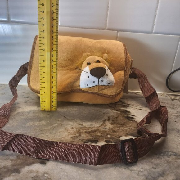 Animal Lion Tiger Leopard Giraffe Plush Purse Belt Fanny Bag Party favour All 4 - Picture 9 of 11